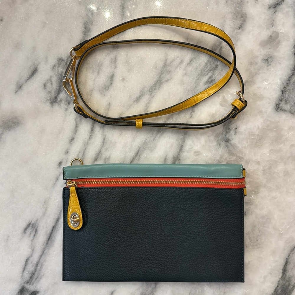 Sondra Roberts Color-Block Convertable Crossbody/… - image 4